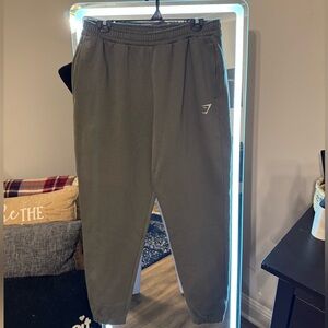 Gymshark Green Track Pants Tapered Joggers